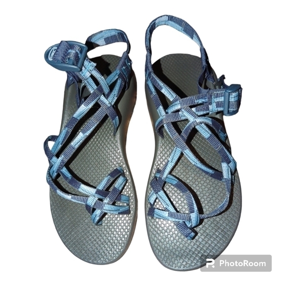 Chaco Shoes - Chaco Women's Sandal JCH108068 nave and black excellent condition